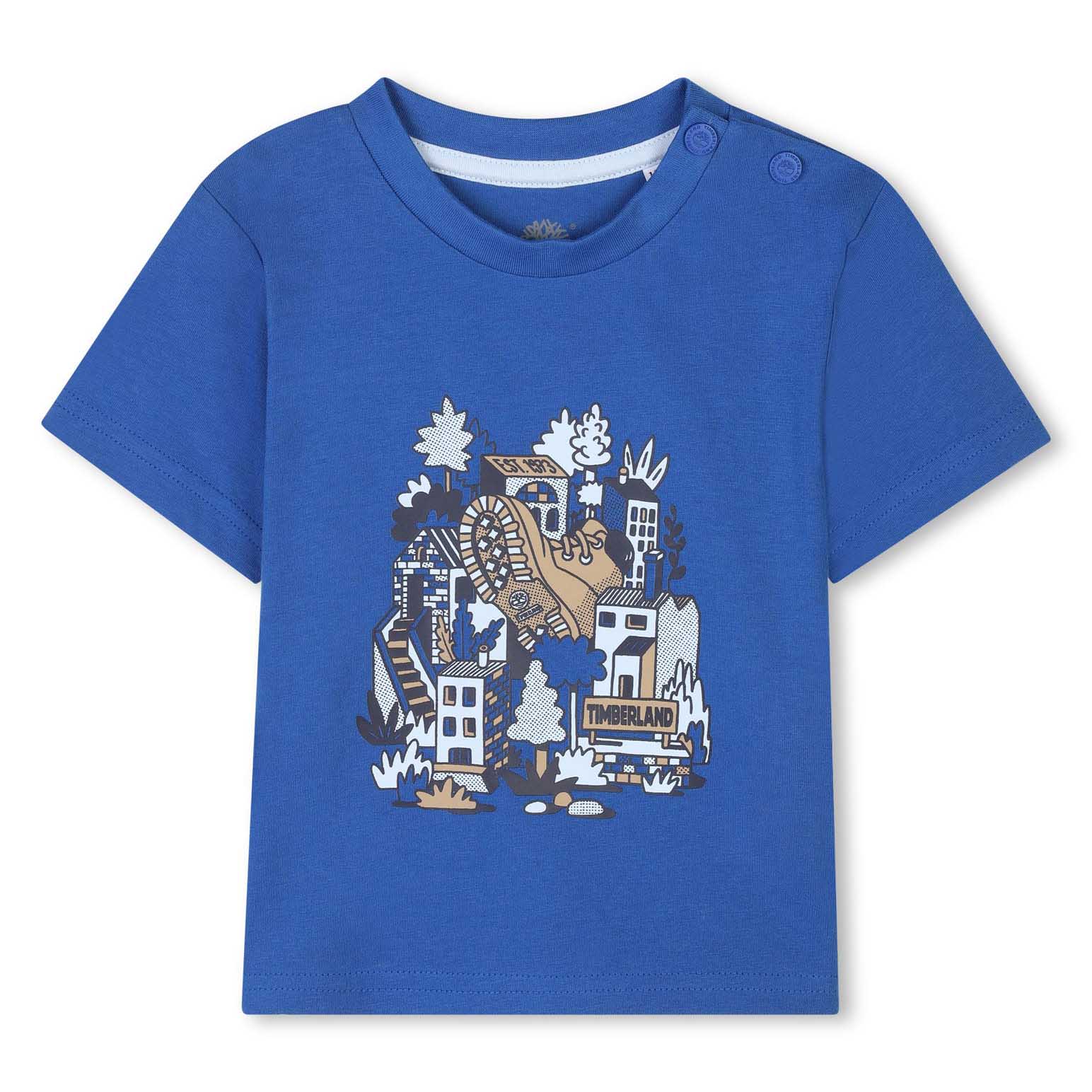 Timberland Short Sleeve Print T-Shirt 2-4Y